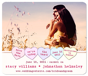 Save the Date Wedding Magnet