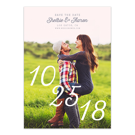 "Can't Miss the Date" Save the Date Magnet